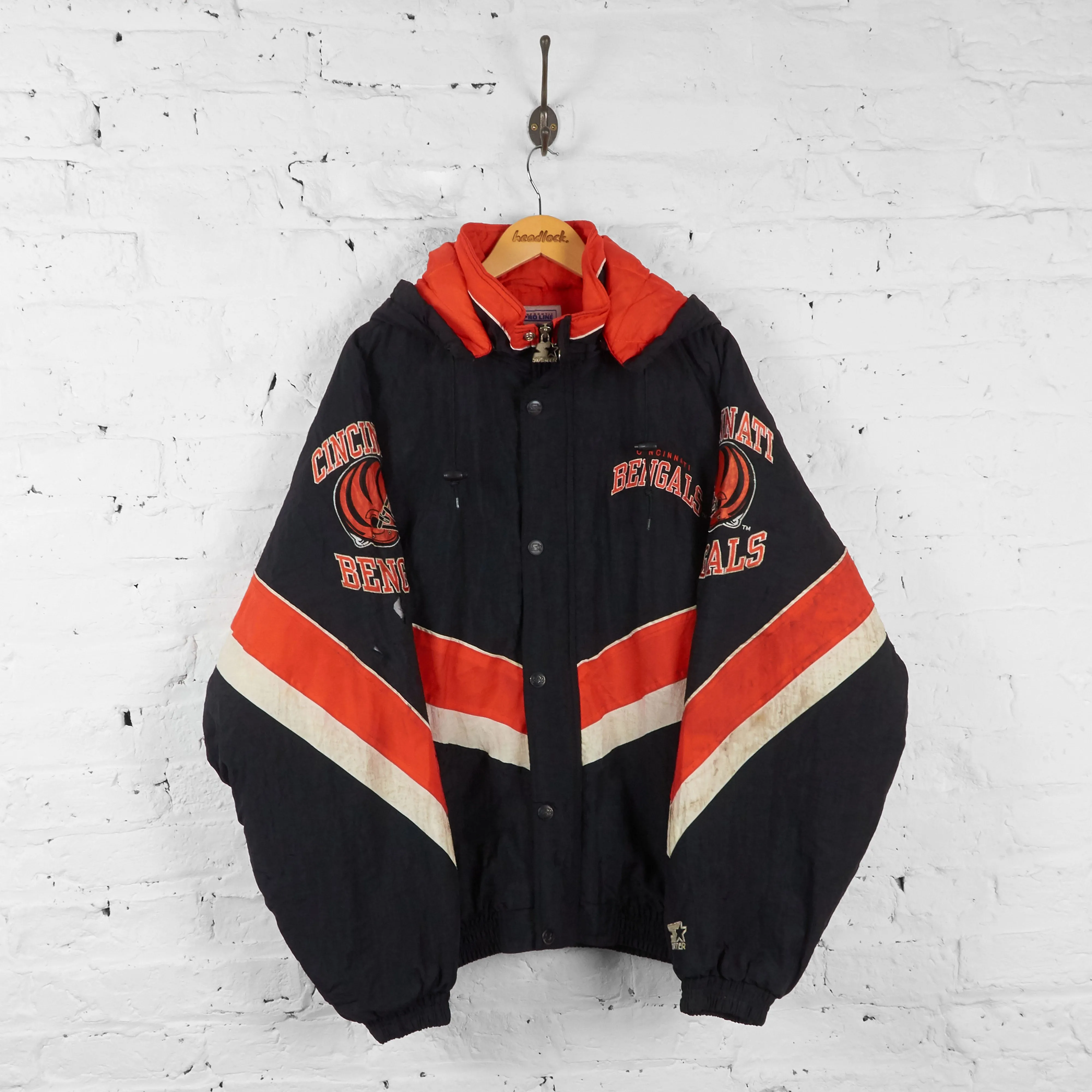 Vintage Cincinnati Bengals NFL Jacket - Black - XL