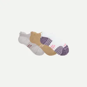 Women's Ankle Essentials: 3-Pack Mid-Weight Comfort Socks